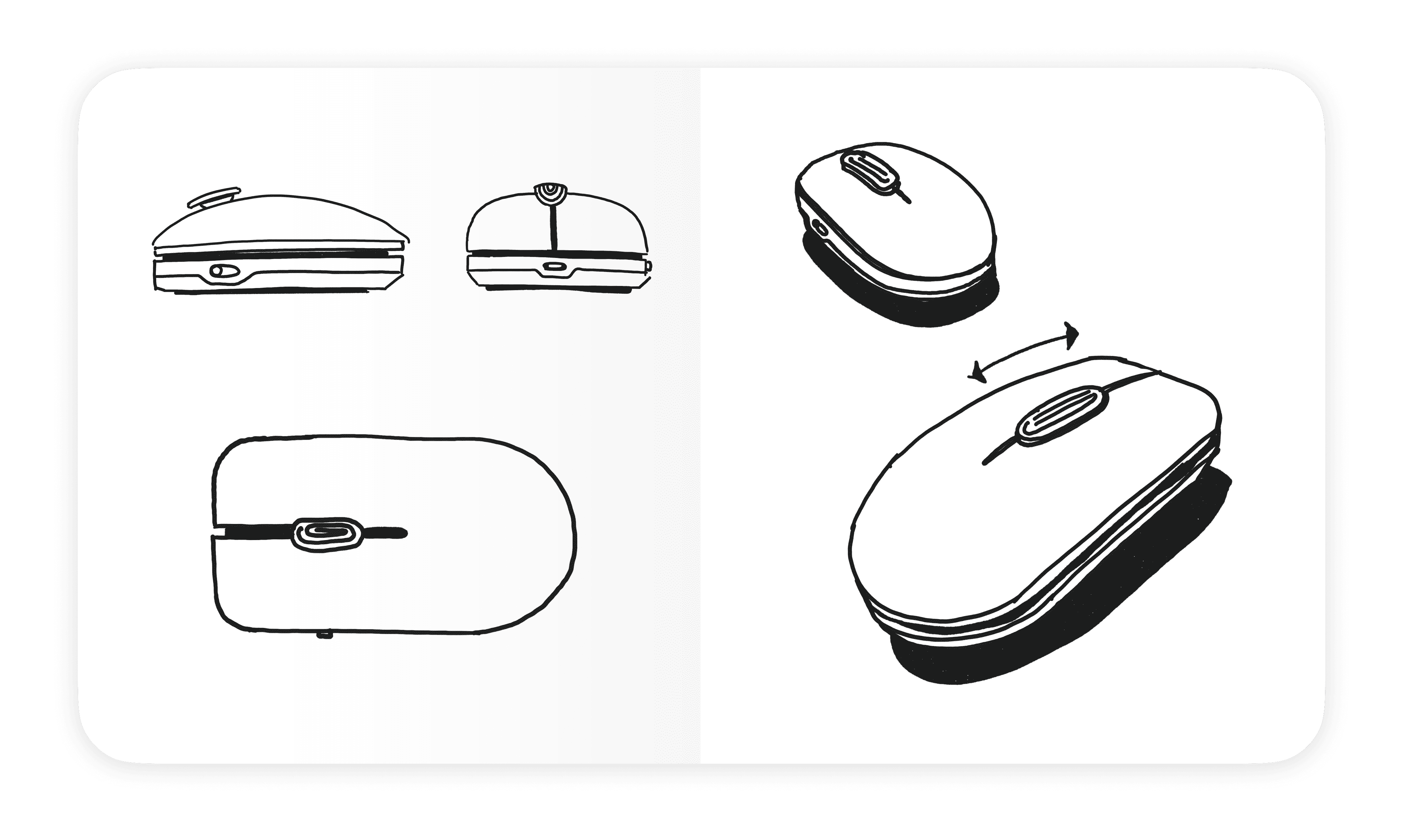 Computer mouse sketch sketch sketches idsketching designsketching  industrialdesign design scribble doodle diseñoindustrial  productdesigner productdesign 디자인 산업디자인 ideation sketchzone 디자인스케치  스케치 productdesign art 
